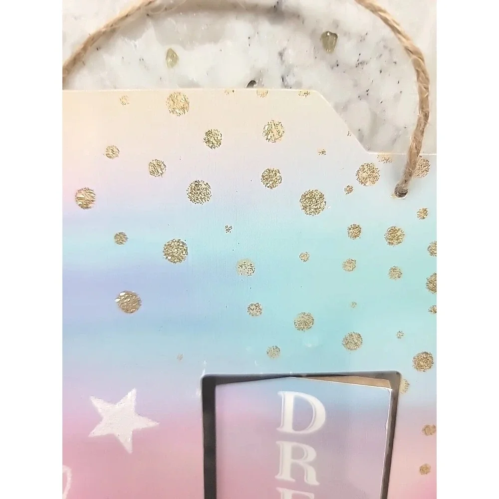Today I Am‎ A Rainbow/Dreamer Girls Wooden Hanging Sign 10